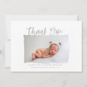 downloadbaar script dank u geboorte aankondiging (Voorkant)