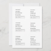 Downloadbare Candle Sjablonen Kaart (Voorkant)