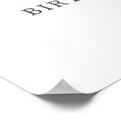 DOWNLOADBARE Golf 80ste verjaardag Welkomstbord Poster (Hoek)