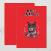 Downloadbare Happy Valentijn Kaart (Voorkant / Achterkant)