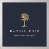 *Downloadbare Logo* Gold Palm Tree Print (Voorkant)