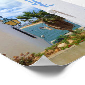 Downloadbare Portugal kustscène Poster (Hoek)