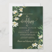 Downloadbare Sage Groene Bloemen Bruiloft Uitnodig Kaart (Voorkant)