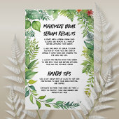 Downloadbare seruminstructie-Sjabloon Kaart