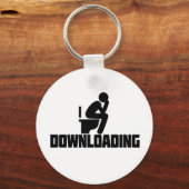 Downloaden - Funny Toilet Pooping Sleutelhanger (Voorkant)