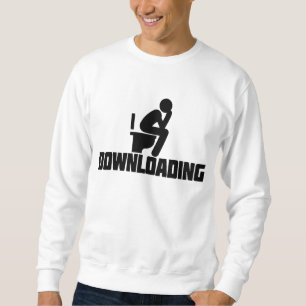 Downloaden - Grappige wc-poepend    Trui
