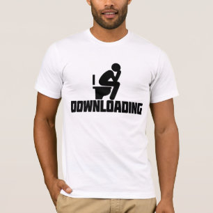 Downloaden - Grappige wc-poepmomenten T-shirt