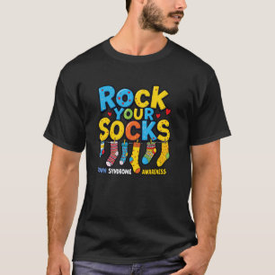 Downsyndroom Bewustzijn - Rock Je Sokken T-shirt