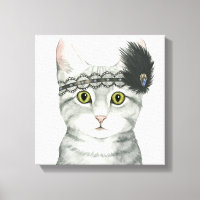 Downton Cat | Bejeweld met kant