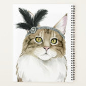 Downton Cat | Orné De Plumes (Dos)