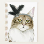 Downton Cat | Orné De Plumes (Devant)