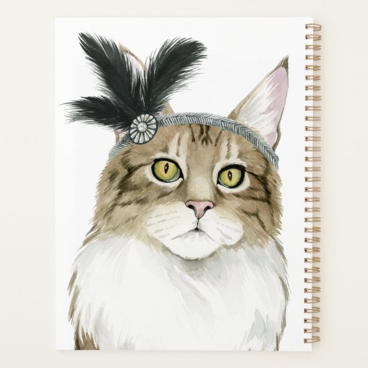 Downton Cat | Orné De Plumes (Dos)