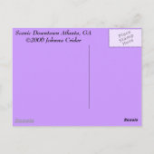 Downtown Atlanta Briefkaart (Achterkant)