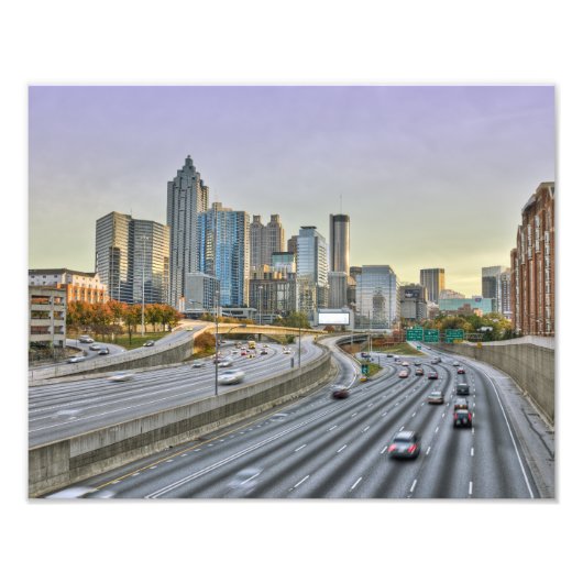 Downtown Atlanta Foto Afdruk (Voorkant)