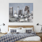 Downtown Atlanta, Georgia - Vinyl Fotobehang Canvas Afdruk (Insitu (Slaapkamer))