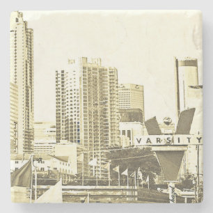 Downtown Atlanta, Varsity, Plaza Hotel, W. Stenen Onderzetter