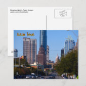 Downtown Austin, Texas, Zoomed Briefkaart (Voorkant / Achterkant)