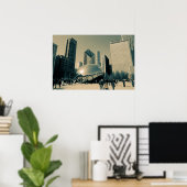 Downtown Chicago Poster (Thuiskantoor)