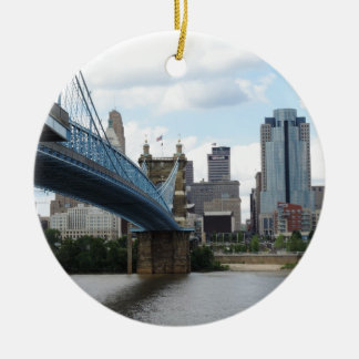 Downtown Cincinnati Keramisch Ornament