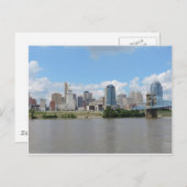 Downtown Cincinnati skyline Briefkaart (Voorkant / Achterkant)