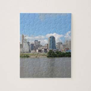 Downtown Cincinnati skyline Legpuzzel