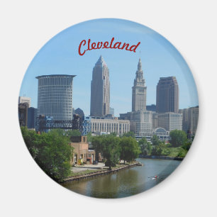 Downtown Cleveland Riverview Magnet Magneet