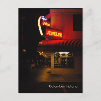 Downtown Columbus Indiana Briefkaart