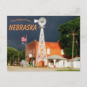 Downtown Cordova Nebraska Briefkaart