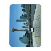 Downtown Dallas Texas Souvenir Magnet Magneet (Verticaal)