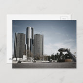 Downtown Detroit Briefkaart (Voorkant / Achterkant)