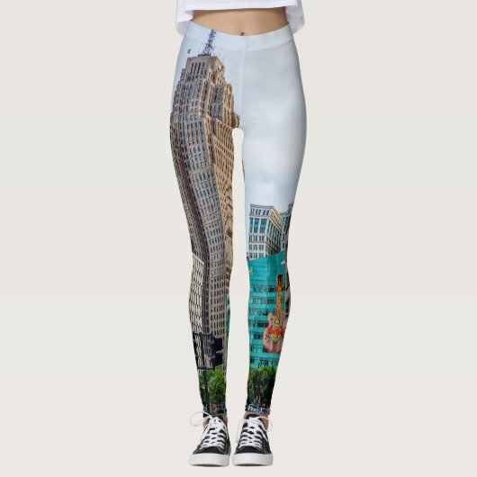 Downtown Detroit Leggings (Voorkant)