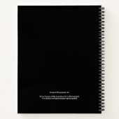 Downtown Fogfest No 2 met de grens Notitieboek (Achterkant)