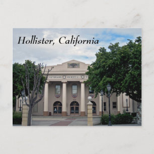 Downtown Hollister, Californië Briefkaart