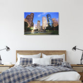 Downtown Houston, Texas Canvas Afdruk (Insitu (Slaapkamer))