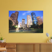 Downtown Houston, Texas Canvas Afdruk (Insitu (Woonkamer))