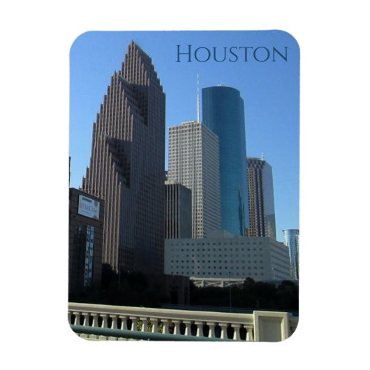 Downtown Houston Texas Magneet (Verticaal)
