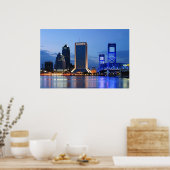 Downtown Jacksonville Poster (Keuken)