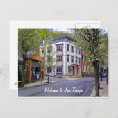 Downtown Jim Thorpe, PA Briefkaart (Voorkant / Achterkant)