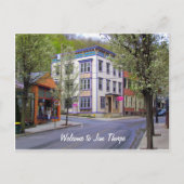 Downtown Jim Thorpe, PA Briefkaart (Voorkant)