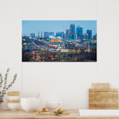 Downtown Kansas City Holiday Lights Poster (Keuken)