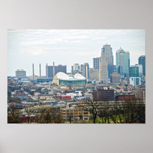 Downtown Kansas City, Missouri, Uitzicht Poster