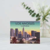 Downtown L.A. Briefkaart (Staand voorkant)