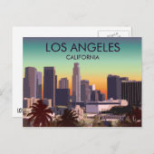 Downtown L.A. Briefkaart (Voorkant / Achterkant)