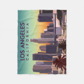 Downtown L.A. California Fleece Deken (Voorkant)