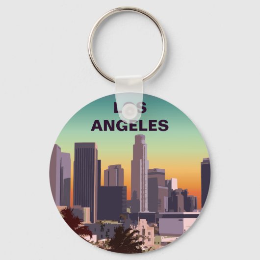 Downtown L.A. Sleutelhanger (Voorkant)