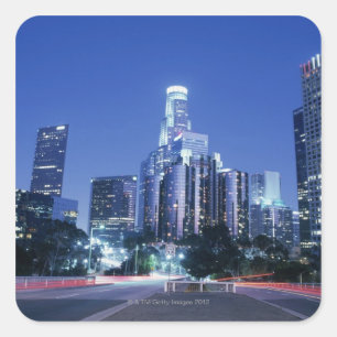 Downtown Los Angeles Vierkante Sticker