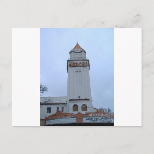 Downtown Merced Briefkaart (Voorkant)