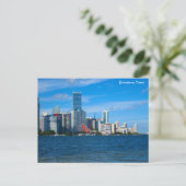 Downtown Miami Skyline Briefkaart (Staand voorkant)