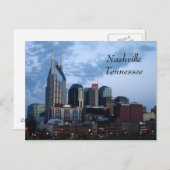 Downtown Nashville, Tennessee Briefkaart (Voorkant / Achterkant)