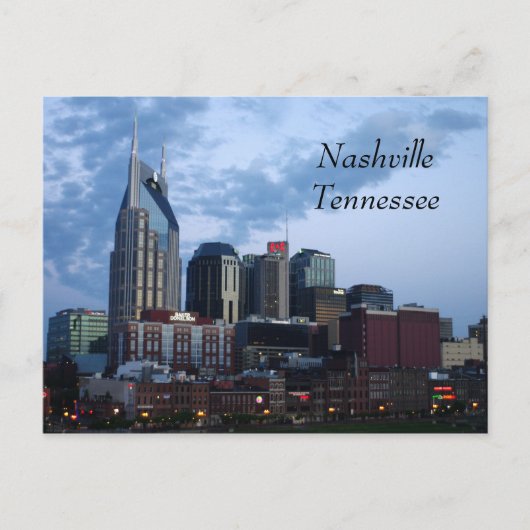 Downtown Nashville, Tennessee Briefkaart (Voorkant)